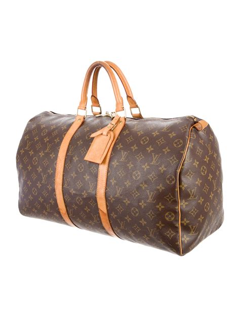 lv keepall 50 black|louis vuitton monogram keepall 50.